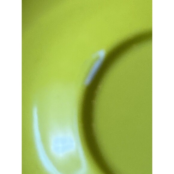 Walkure Germany 3 Demitasse Cups & Saucers Green Lime Speckling - Picture 6 of 6